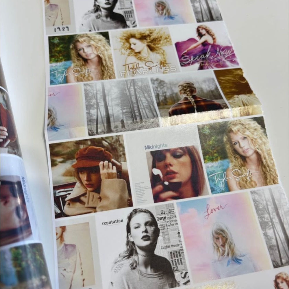 Taylor Swift Album Cover Wrapping Paper Roll Gift Wrap